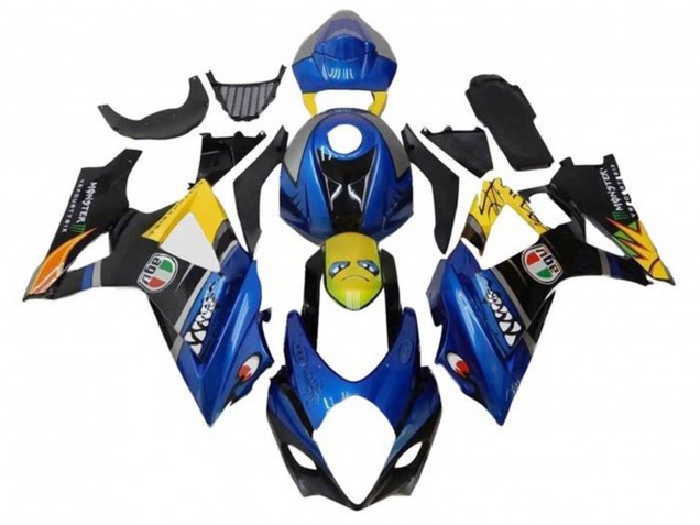 Discount 2005-2006 Blue Yellow Black Shark Suzuki GSXR 1000 Motorcycle Fairings Canada