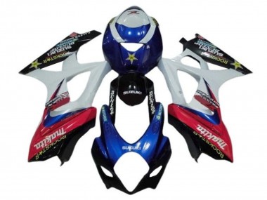 Discount 2005-2006 White Red Blue Makita Suzuki GSXR 1000 Motorcycle Fairings Canada
