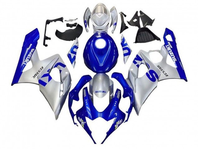 Discount 2005-2006 Blue Silver Suzuki GSXR 1000 Motorcycle Fairings Canada