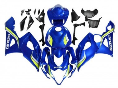Discount 2005-2006 Blue Yellow White Suzuki GSXR 1000 Motorcycle Fairings Canada