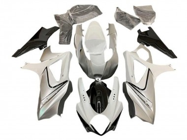Discount 2005-2006 Glossy White Silver Black Suzuki GSXR 1000 Motorcycle Fairing Canada