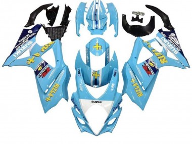 Discount 2005-2006 Light Blue Yellow Black Rizla Suzuki GSXR 1000 Motorcycle Fairings Canada
