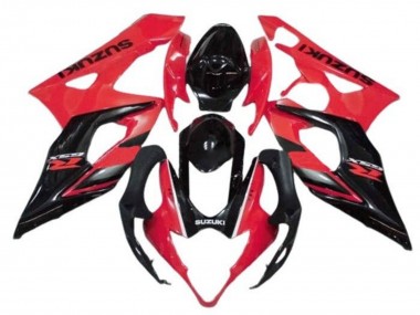 Discount 2005-2006 Red Glossy Black Stripe Suzuki GSXR 1000 Motorcycle Fairings Canada