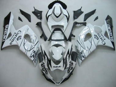 Discount 2005-2006 White Black Alstare Corona Suzuki GSXR 1000 Motorcycle Fairings Canada