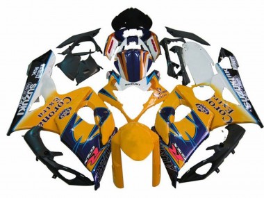 Discount 2005-2006 White Yellow Blue Black Corona Suzuki GSXR 1000 Motorcycle Fairings Canada