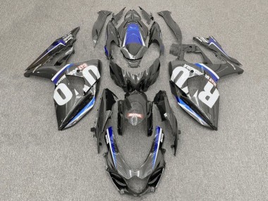Discount 2017-2024 Faux Carbon Fiber White Blue Suzuki GSXR1000 Motorcycle Fairings Canada