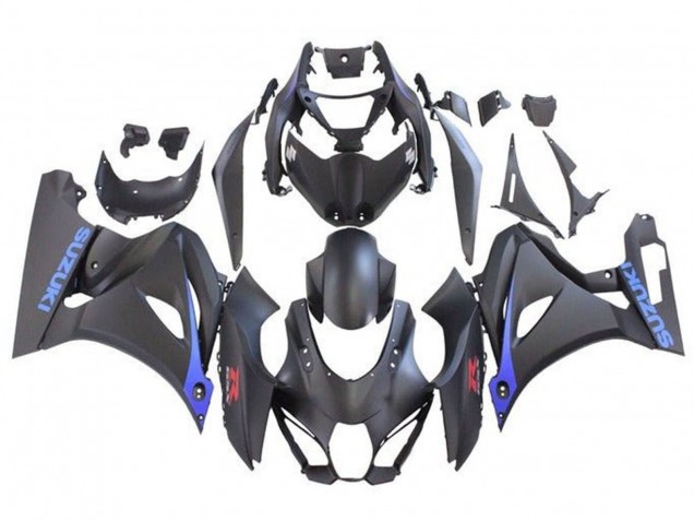 Discount 2017-2024 Matte Black Blue Suzuki GSXR1000 Motorcycle Fairings Canada