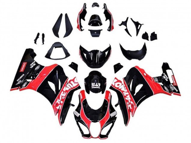 Discount 2017-2024 Glossy Black Red White Pinstripe Suzuki GSXR1000 Motorcycle Fairings Canada