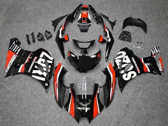 Discount 2017-2024 Black Red White Stripe Suzuki GSXR1000 Motorcycle Fairings Canada