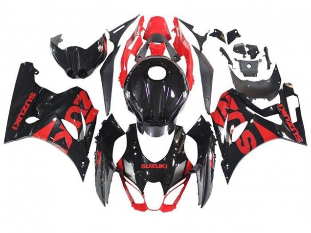 Discount 2017-2024 Black Red Suzuki GSXR1000 Motorcycle Fairings Canada