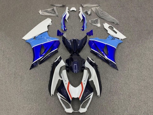 Discount 2017-2024 White Triple Blue Red Suzuki GSXR1000 Motorcycle Fairings Canada
