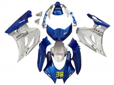 Discount 2017-2024 Blue Silver Motul 36 Suzuki GSXR1000 Motorcycle Fairings Canada