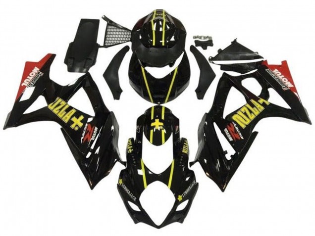 Discount 2007-2008 Black Yellow Red Rizla Suzuki GSXR 1000 Motorcycle Fairings Canada