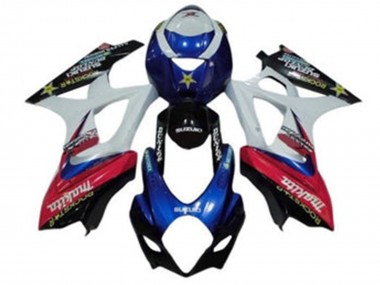 Discount 2007-2008 White Blue Red Black Makita Suzuki GSXR 1000 Motorcycle Fairings Canada