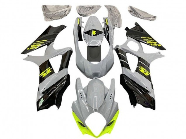 Discount 2007-2008 Nardo Grey Neon Yellow Black Suzuki GSXR 1000 Motorcycle Fairings Canada