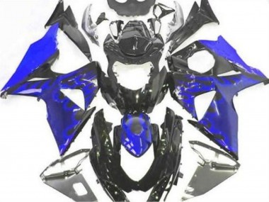 Discount 2009-2016 Glossy Black Blue Flame Suzuki GSXR 1000 Motorcycle Fairing Canada