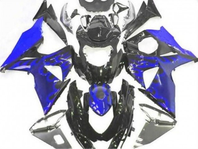 Discount 2009-2016 Glossy Black Blue Flame Suzuki GSXR 1000 Motorcycle Fairing Canada