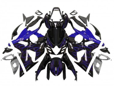 Discount 2009-2016 Glossy Black Blue Flame Suzuki GSXR 1000 Motorcycle Fairings Canada