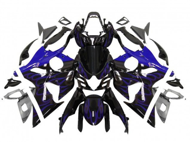 Discount 2009-2016 Glossy Black Blue Flame Suzuki GSXR 1000 Motorcycle Fairings Canada