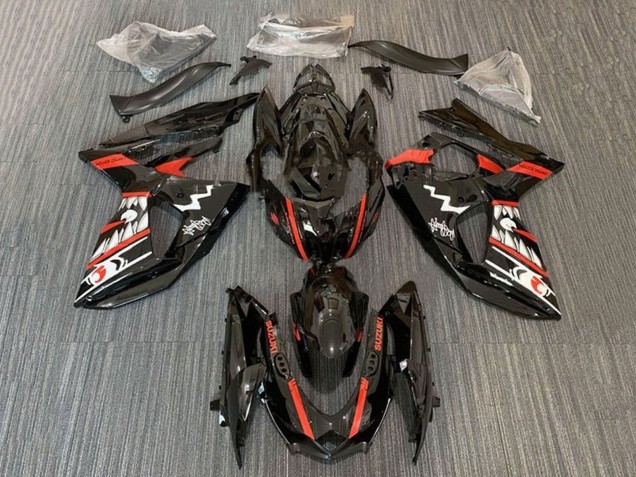 Discount 2009-2016 Black Red White Jaws Shark Suzuki GSXR 1000 Motorcycle Fairings Canada