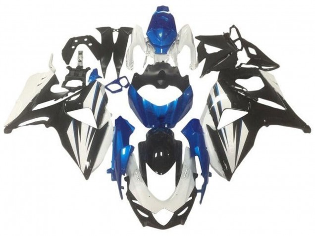 Discount 2009-2016 White Blue Glossy Black Suzuki GSXR 1000 Bike Fairings Canada