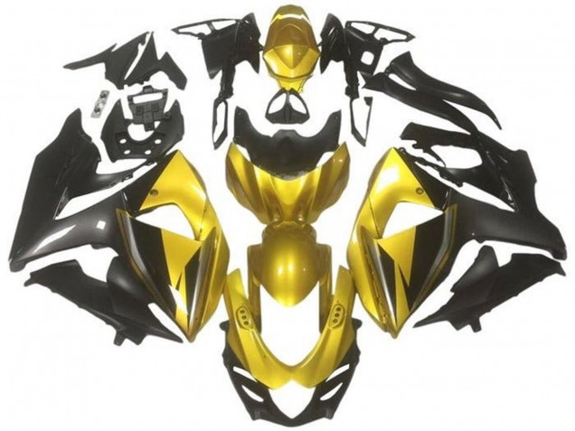 Discount 2009-2016 Gold Black Dark Grey Suzuki GSXR 1000 Motorcycle Fairings Canada