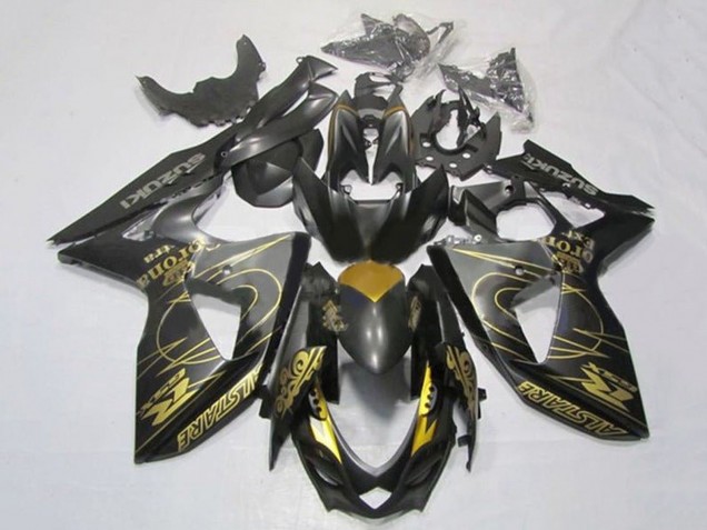 Discount 2009-2016 Black Gold Tribal Suzuki GSXR 1000 Motorcycle Fairings Canada