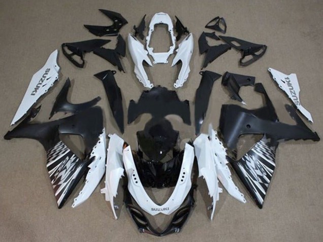 Discount 2009-2016 White Black Silver Checker Suzuki GSXR 1000 Motorcycle Fairings Canada