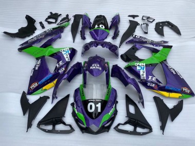 Discount 2009-2016 Purple Green Black Yellow 01 Suzuki GSXR 1000 Motorcycle Fairings Canada