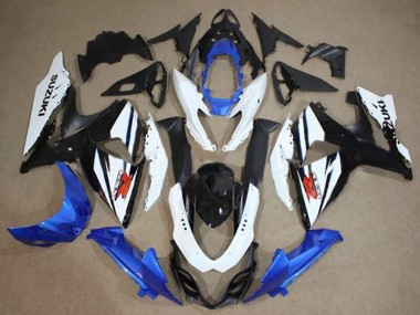 Discount 2009-2016 White Blue Black Suzuki GSXR 1000 Motorcycle Fairings Kit Canada