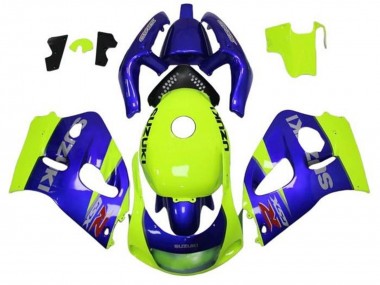 Discount 1996-2000 Blue Yellow Suzuki GSXR 600 / GSXR 750 Motorcycle Fairings Canada