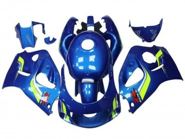 Discount 1996-2000 Blue Yellow White Suzuki GSXR 600 / GSXR 750 Motorcycle Fairings Canada