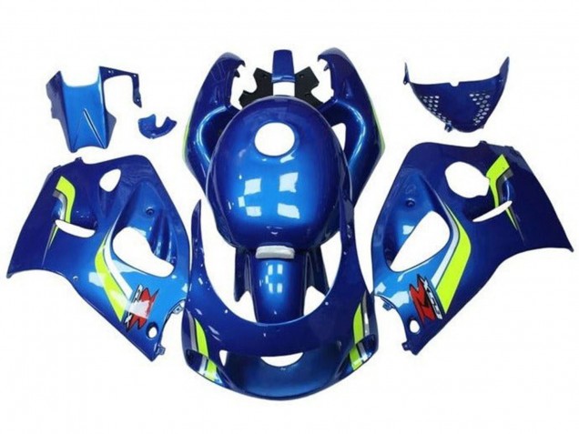 Discount 1996-2000 Blue Yellow White Suzuki GSXR 600 / GSXR 750 Motorcycle Fairings Canada