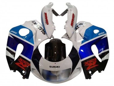 Discount 1996-2000 White Black Double Blue Red Suzuki GSXR 600 / GSXR 750 Motorcycle Fairings Canada