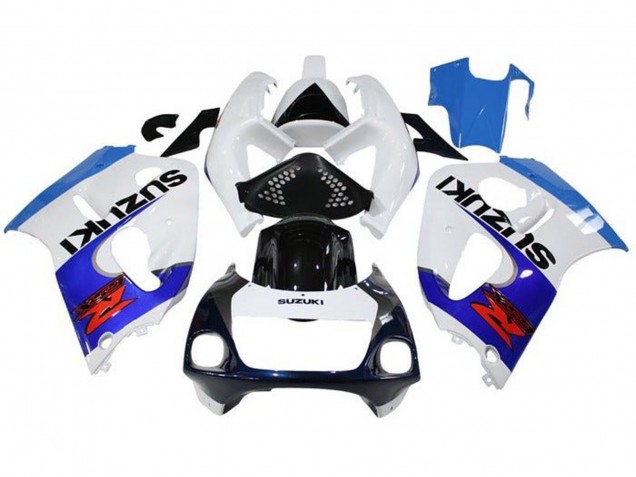 Discount 1996-2000 White Triple Blue Black Red Suzuki GSXR 600 / GSXR 750 Motorcycle Fairings Canada