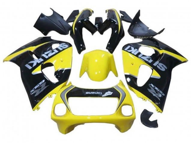 Discount 1996-2000 Yellow Black Silver Suzuki GSXR 600 / GSXR 750 Motorcycle Fairings Canada