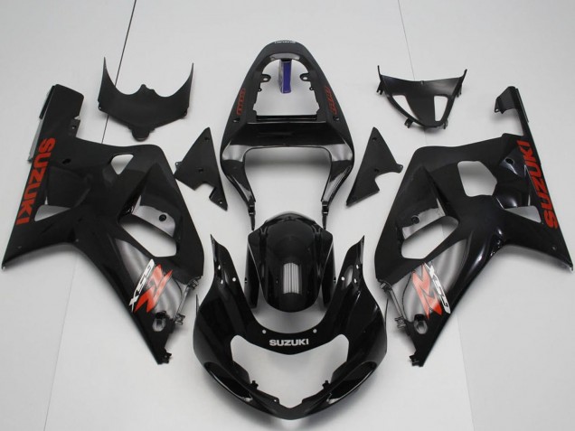 Discount 2001-2003 Glossy Black Red Suzuki GSXR 600 / GSXR 750 Motorcycle Fairings Canada