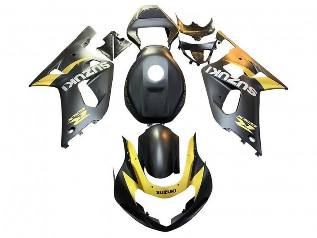 Discount 2001-2003 Matte Black Yellow Suzuki GSXR 600 / GSXR 750 Motorcycle Fairings Canada
