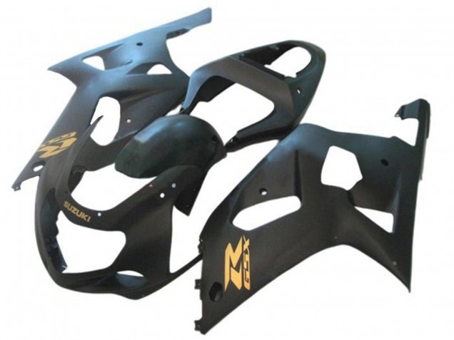 Discount 2001-2003 Matte Black Gold Suzuki GSXR 600 / GSXR 750 Motorcycle Fairings Canada