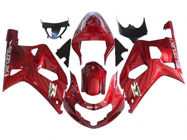 Discount 2001-2003 Red Chrome Suzuki GSXR 600 / GSXR 750 Motorcycle Fairings Canada