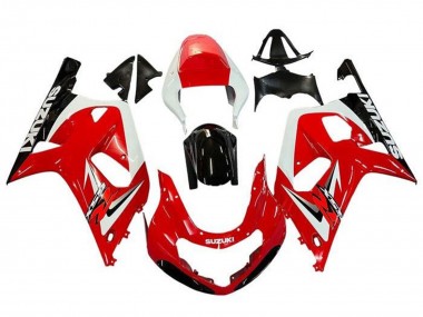 Discount 2001-2003 Red White Glossy Black Suzuki GSXR 600 / GSXR 750 Motorcycle Fairings Canada