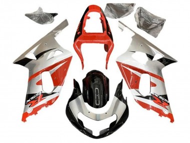Discount 2001-2003 Silver Red Glossy Black Suzuki GSXR 600 / GSXR 750 Motorcycle Fairings Canada