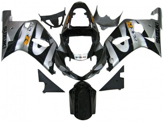 Discount 2001-2003 Silver Black Yellow Suzuki GSXR 600 / GSXR 750 Motorcycle Fairings Canada