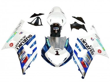 Discount 2001-2003 White Blue Stripe Red Black Suzuki GSXR 600 / GSXR 750 Motorcycle Fairings Canada