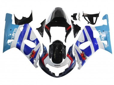 Discount 2001-2003 White Triple Blue Glossy Black Red Suzuki GSXR 600 / GSXR 750 Motorcycle Fairings Canada