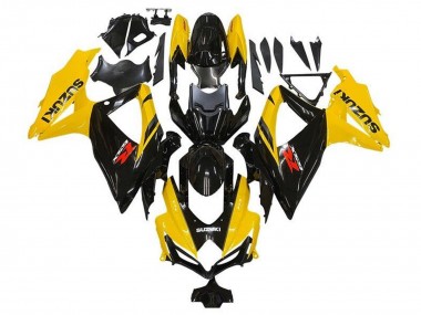 Discount 2008-2010 Yellow Glossy Black Red Suzuki GSXR 600 / GSXR 750 Motorcycle Fairings Canada