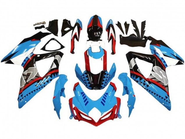 Discount 2008-2010 Blue Red Black Shape Suzuki GSXR 600 / GSXR 750 Motorcycle Fairings Canada