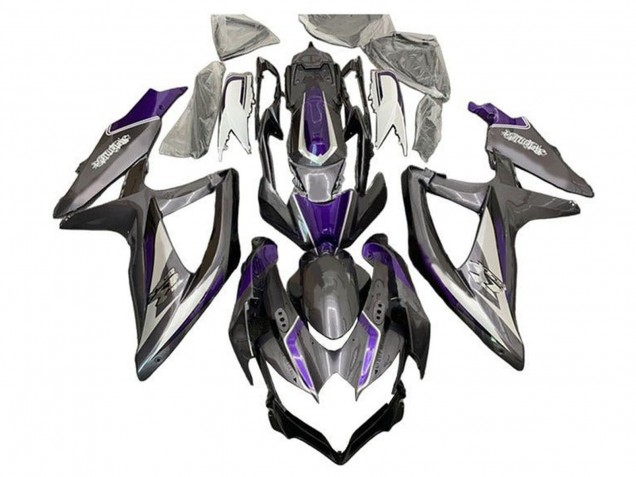 Discount 2008-2010 Silver Grey Purple Suzuki GSXR 600 / GSXR 750 Motorcycle Fairings Canada