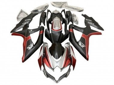 Discount 2008-2010 Silver Red Matte Black Suzuki GSXR 600 / GSXR 750 Motorcycle Fairings Canada