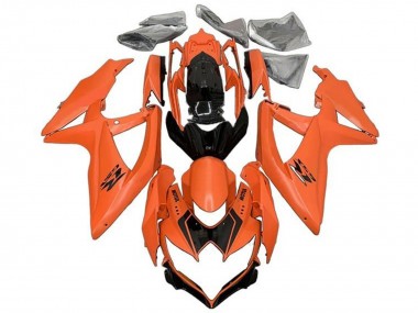 Discount 2008-2010 Orange Glossy Black Suzuki GSXR 600 / GSXR 750 Motorcycle Fairings Canada